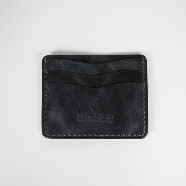 Nicolo Natural Leather Cardholder, Handmade C3HH