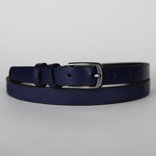 Nicolo Natural Leather Belt QMBLU1