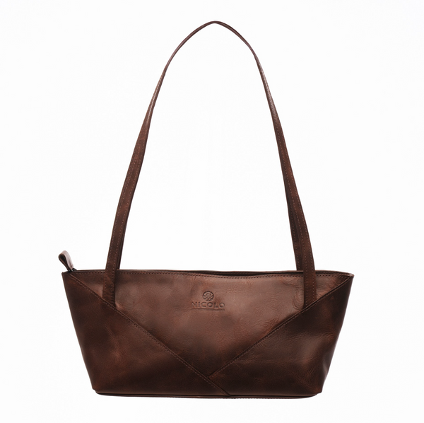 Nicolo Bag Natural Leather Brown BAG3GBR
