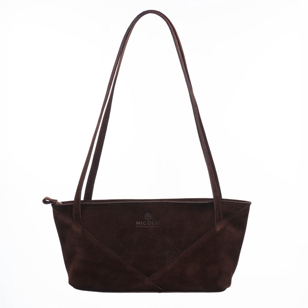 Nicolo Bag Natural Suede Brown BAG3NBR