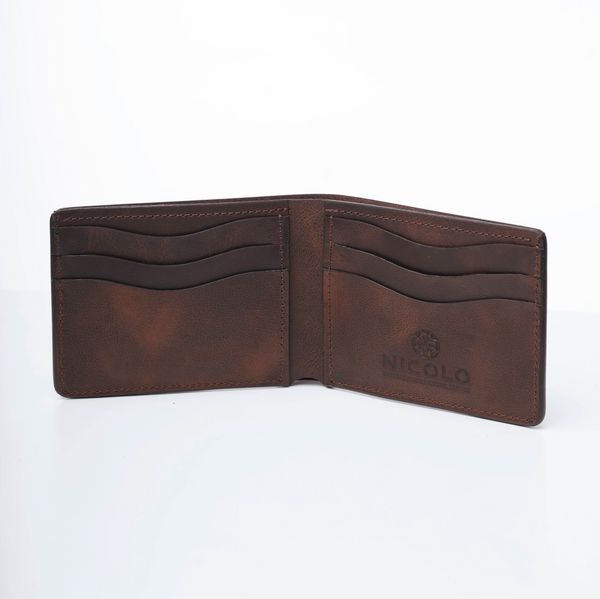 Nicolo Wallet Natural Leather Brown SW3H1GBR