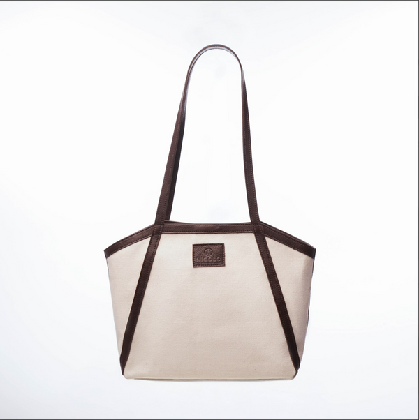 Nicolo Bag Natural Leather Brown BAG15NBRW