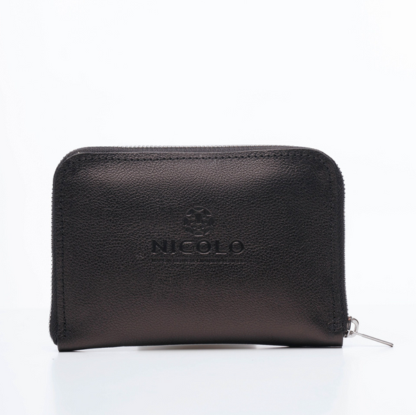 Nicolo Wallet Natural Leather SMALLWUNI1BL