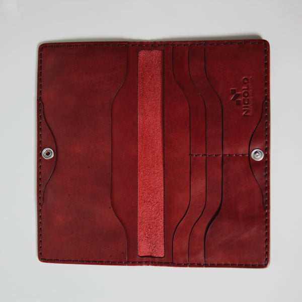 Nicolo Natural Leather Wallet, Handmade